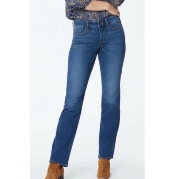 NYDJ Marilyn straight leg jeans size 14 - Picture 1 of 13